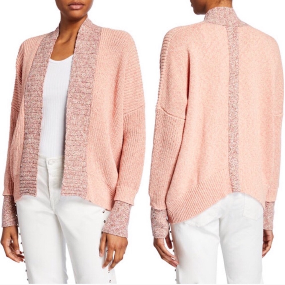 NWT ZADIG & VOLTAIRE Tanya Cardigan Sunflower Pink